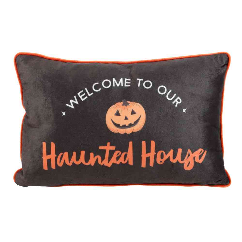 Something Different - 40cm Rectangular Haunted House Kussen - Multicolours